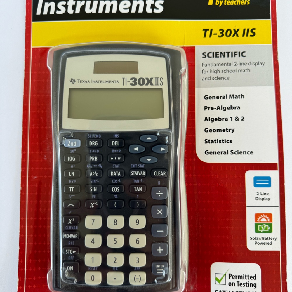 Texas Instruments TI-30XIIS general Math - Picture 2 of 4